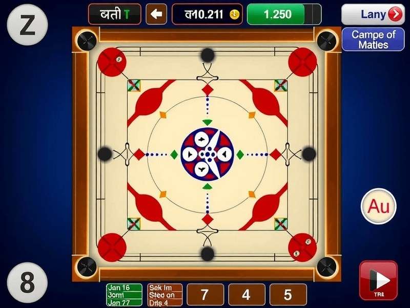 Carrom Turbo Blitz Wizard gameplay screenshot
